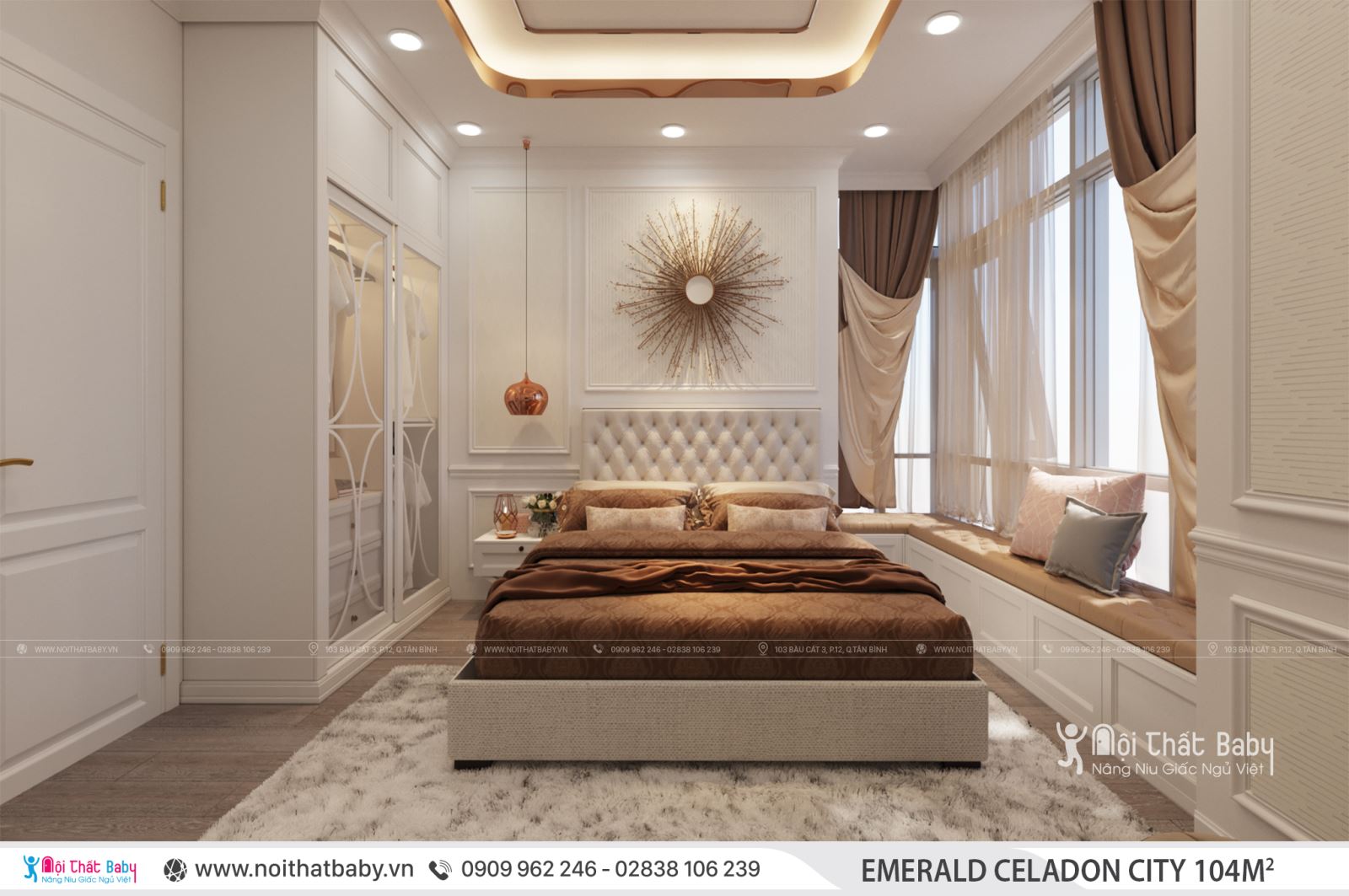 Tổng hợp các mẫu thiết kế nội thất Chung cư Emerald Celadon City